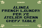 DENVER by Old Colorado Type Co., a Font by Old Colorado Type Co. (Thumbnail 3 of 3)
