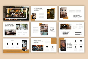 Supplies - Cafe PowerPoint Template