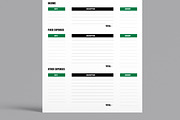 Budget Planner Template, a Stationery Template by MightyDesign (Thumbnail 5 of 8)