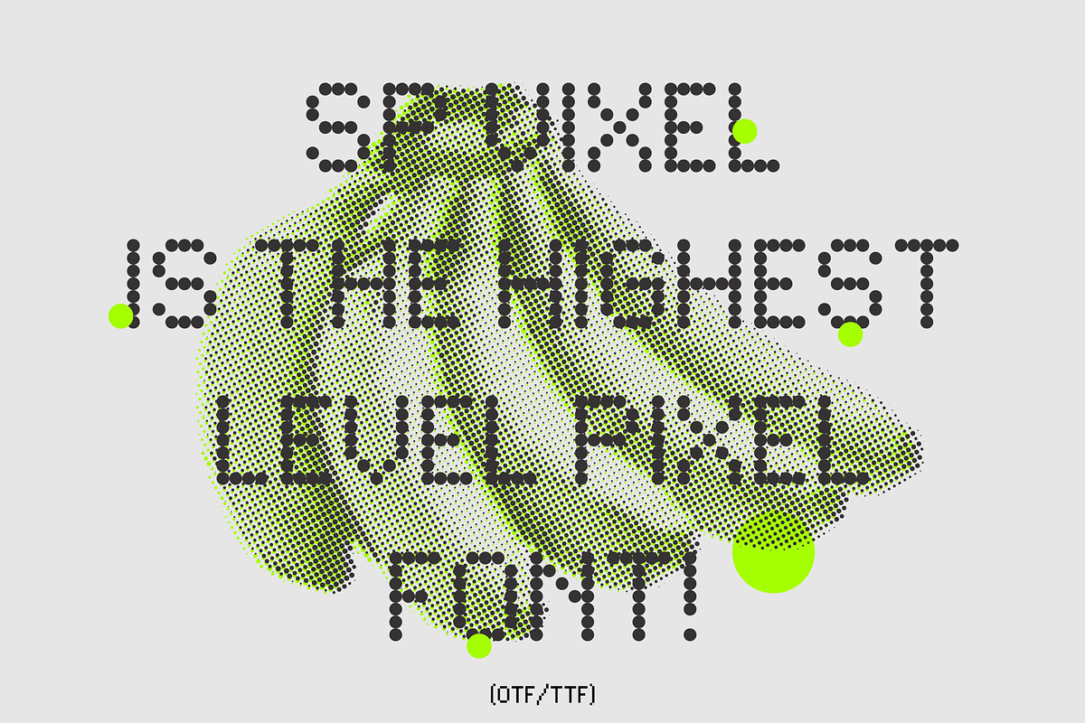 Sp Vixel, a Sans Serif Font by Sup.Port Studio (Photo 10 of 11)