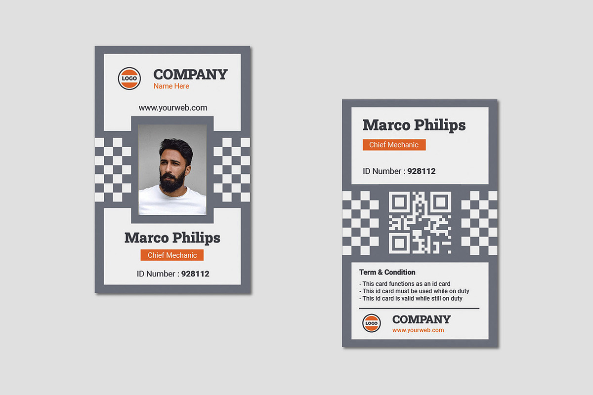 Id Card, a Card Template by TemplArt (Photo 2 of 2)