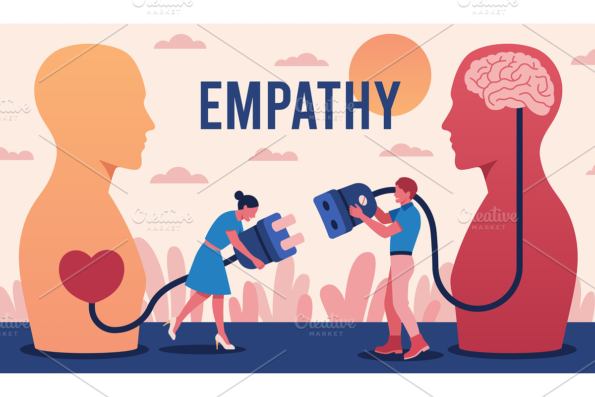 Empathetic people. Feeling, an Education Illustration by YummyBuum
