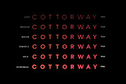 Cottorway Display Typeface, a Sans Serif Font by Foxtype (Thumbnail 5 of 11)