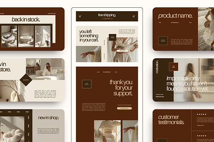 Email Marketing Newsletter Template, an Email Template by Branding Babe Co.