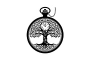 Steampunk Tree of Life Symbol Bundle, an Illustration by yasushie (Thumbnail 2 of 31)