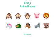 Emoji Animal Faces by JoyPixels®, an Emoji Icon by joypixels (Thumbnail 2 of 4)