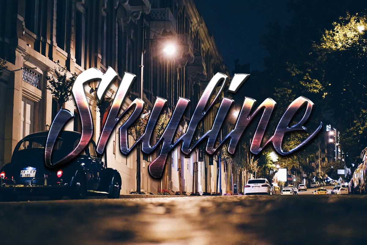 Chrome Photoshop Layer Styles, a Layer Style Add-On by Creativenauts (Photo 5 of 6)
