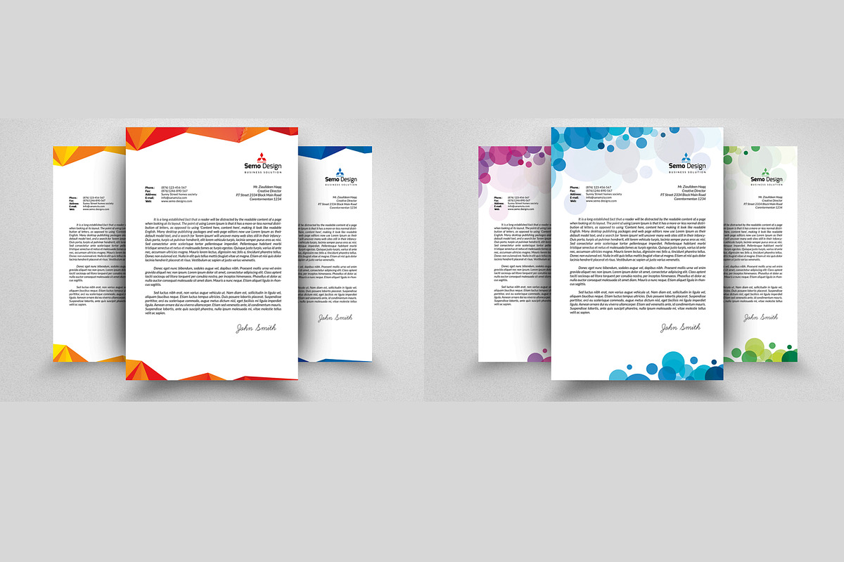 10 Business Letterhead Bundle, a Stationery Template by Business Flyers (Photo 4 of 4)