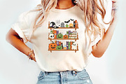 Halloween Library PNG, an Illustration by Watercolor design (Thumbnail 2 of 3)