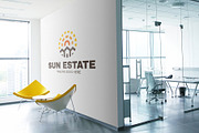 Sun Estate Logo, a Branding & Logo Template by Falcon eye (Thumbnail 2 of 4)