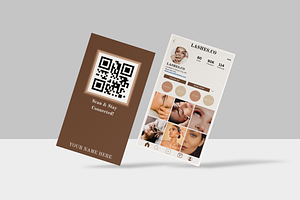 Business Card Lash Editable in Canva