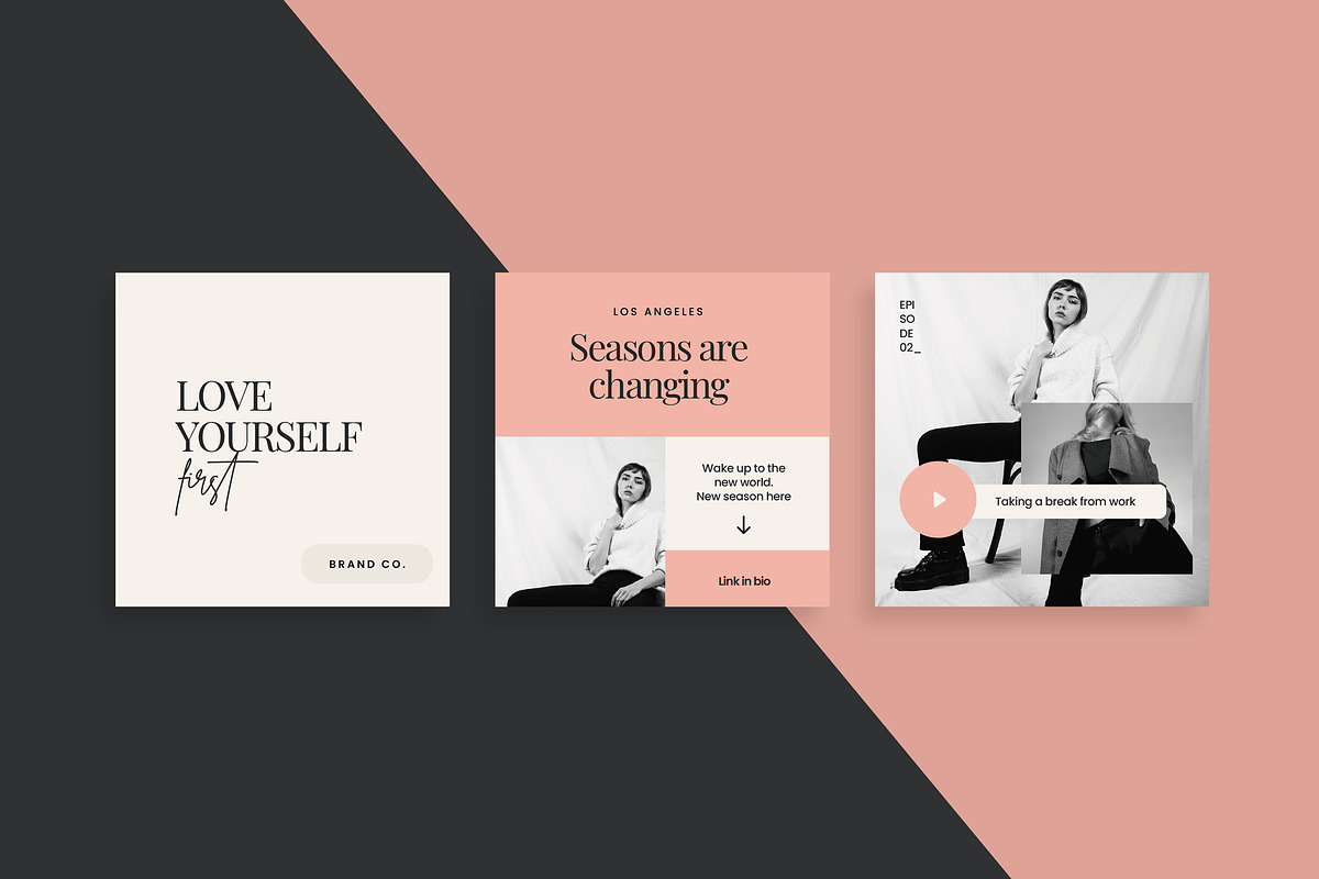 Pink | Social Media Template, a Social Media Template by Design District (Photo 4 of 16)