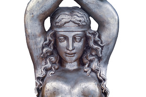 Mythologic statue of woman sculpture isolated photo, an Arts & Entertainment Photo by DanFLCreativo