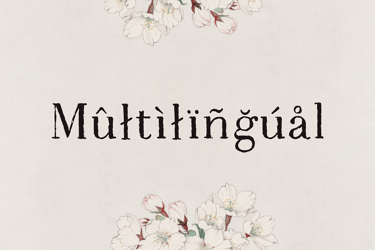 Impression font, a Serif Font by elvinova (Photo 8 of 8)