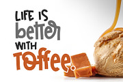Butter Brickle, a Sans Serif Font by A Little Smidge (Thumbnail 4 of 6)