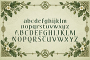 Oakthorn - Historical Celtic Type, a Serif Font by HipFonts (Thumbnail 2 of 9)