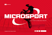 Microsport Bold Display Fonts, a Sans Serif Font by Namara Creative Studio (Thumbnail 1 of 10)
