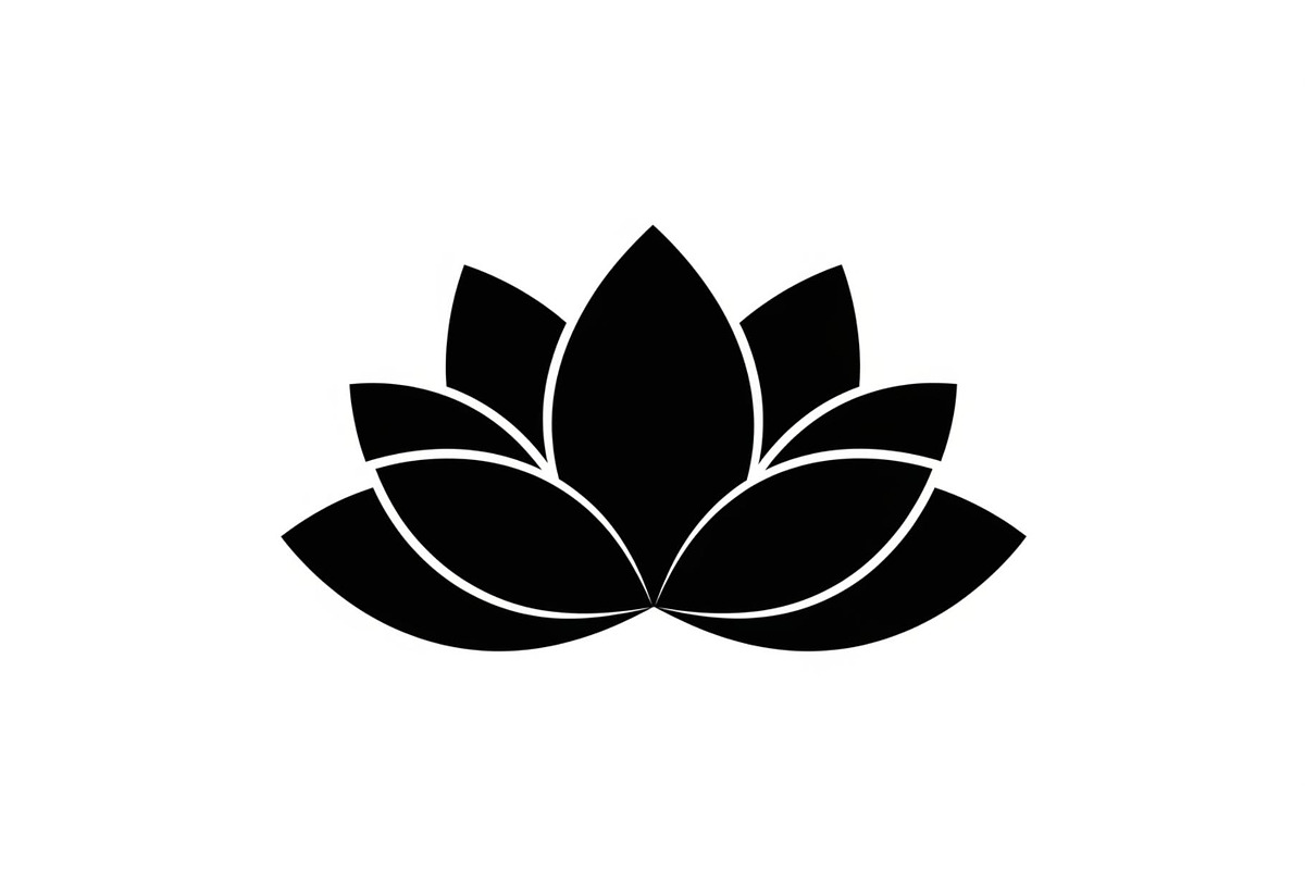 Lotus Flower Vector Icon Bundle, an Illustration by yasushie (Photo 5 of 51)
