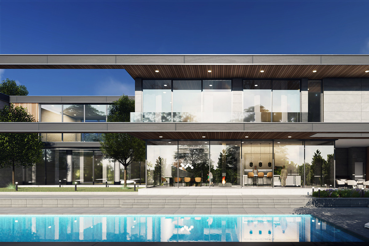 Villa Horizontal 3D, an Architecture 3D Model by Just Necessary (Photo 2 of 21)