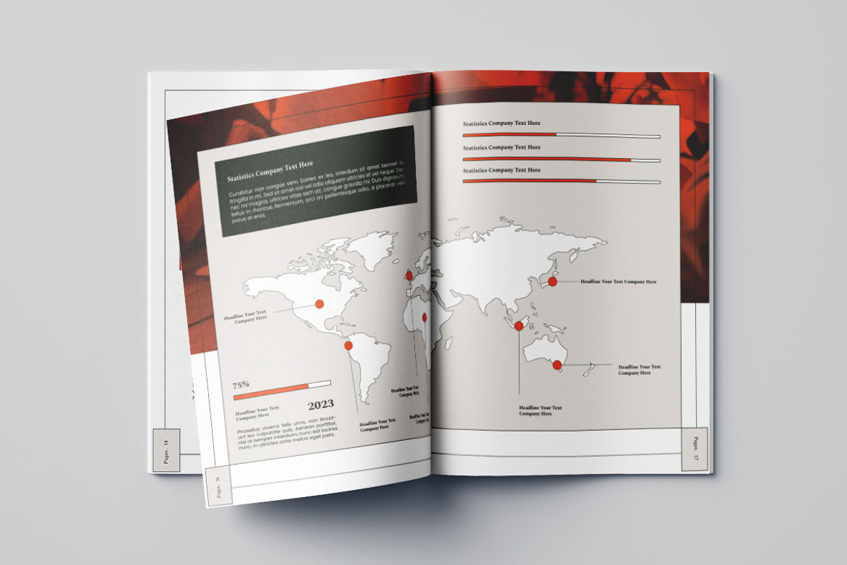 Annual Report Vol.59, a Brochure Template by Bewalrus Studio (Photo 7 of 11)