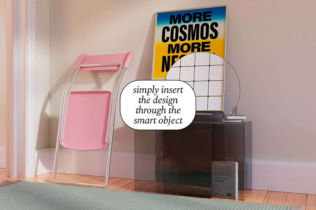 Frame Mockups In Living Room SISSY, a Household Mockup by Bonumo (Photo 5 of 12)