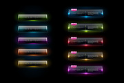 Glass Buttons Vector Collection, a Templates & Theme by lissius (Thumbnail 5 of 7)