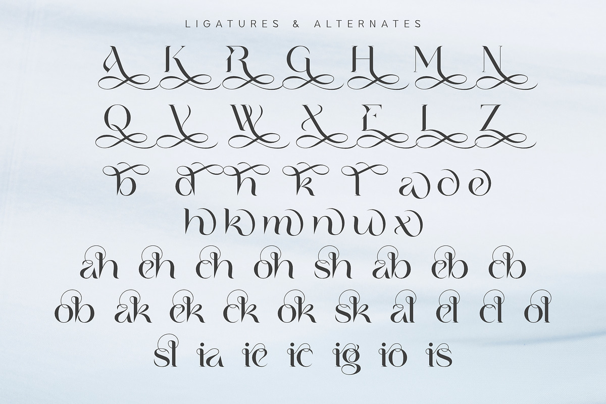 Atega - Stylish Luxury Logo Font, a Serif Font by Sealoung (Photo 10 of 10)