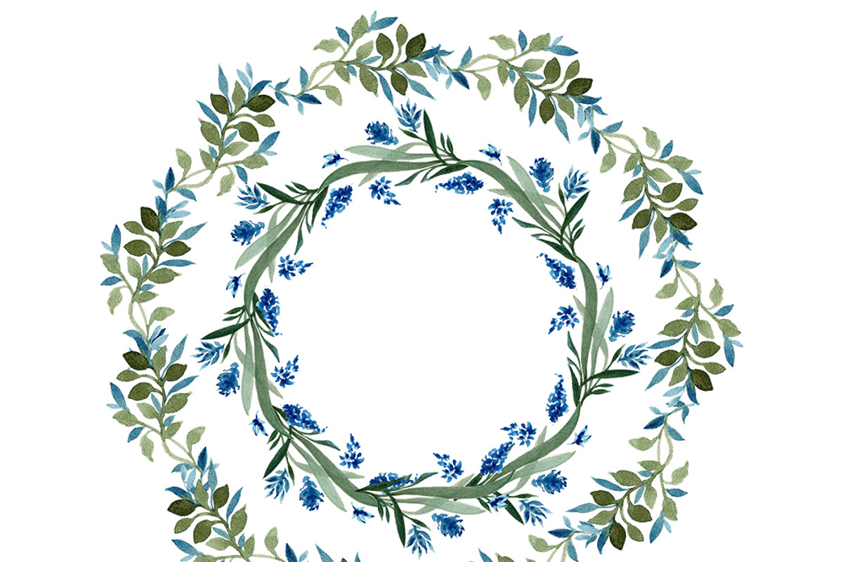 Watercolor cliparts +1 brush, an Object Graphic by Elena Terzi (Photo 2 of 5)