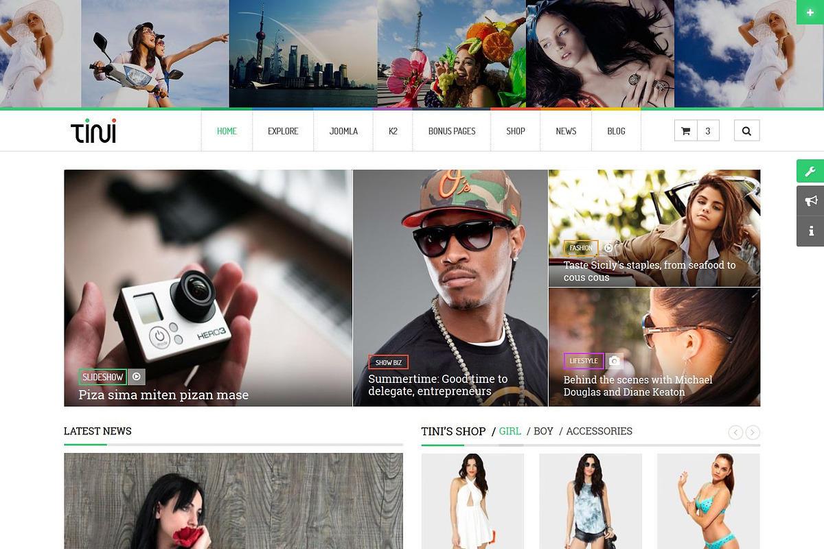 SJ Tini - Beautiful Magazine Theme, a Websites & App Template by YouTech (Photo 2 of 5)