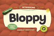 Bloppy – Creative Bubble Typeface, a Sans Serif Font by Vadovastd (Thumbnail 1 of 8)