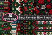 Knitted Christmas Fabric Pattern, a Pattern Graphic by designcity5 (Thumbnail 1 of 3)