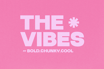 The Vibes | Bold Sans Font, a Sans Serif Font by KA Designs