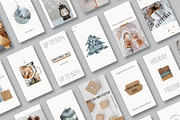 Instagram Post & Stories. CHRISTMAS, a Social Media Template by Mint Air Studio (Thumbnail 5 of 9)