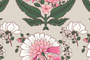 Paisley Floral Ornamental Pattern, a Pattern Graphic by likorbut (Thumbnail 3 of 13)