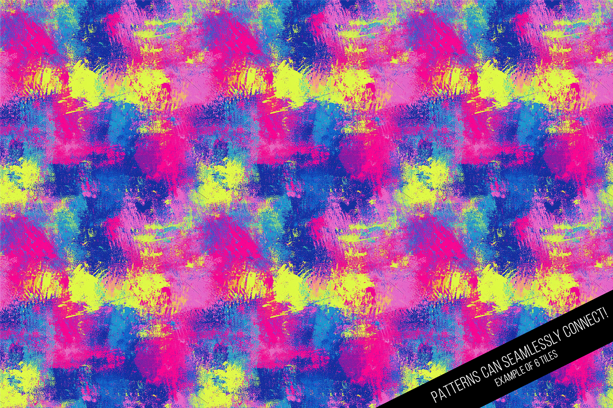 Neon Grunge Seamless - Volume 2, a Pattern Graphic by Chromolume Studio (Photo 13 of 15)
