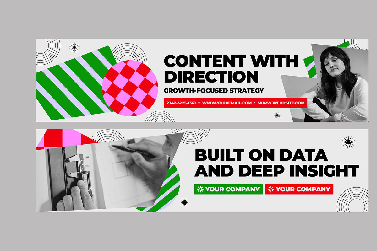 Creative Linkedin Banner Set, a Social Media Template by Neermana (Photo 3 of 4)