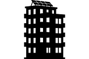 Solar Panel Building Silhouette, a Technology Illustration by balal (Thumbnail 4 of 13)