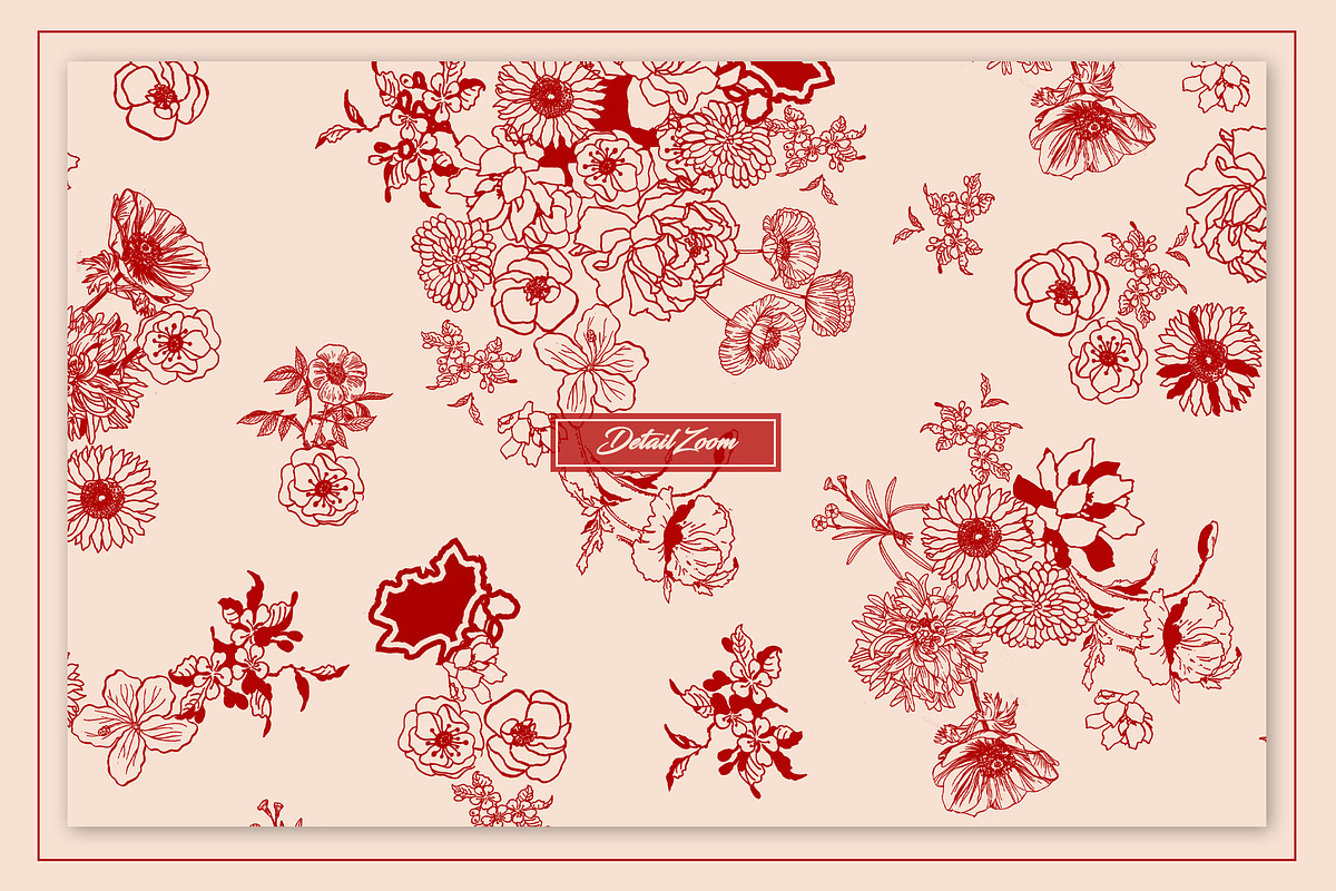 Wonder Flora Print & Pattern, a Pattern Graphic by GND ART STUDIO (Photo 8 of 8)