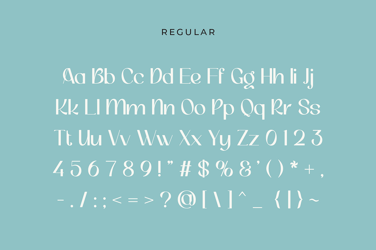 Renjanis - Sans Serif Font, a Sans Serif Font by Pikgura (Photo 2 of 8)