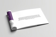 A4 Landscape Brochure Mockup, an Advertising Mockup by Hubzway (Thumbnail 3 of 7)