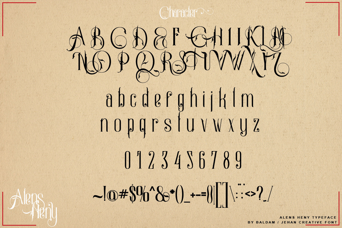 Alens Heny, a Serif Font by Bramcreative (Photo 7 of 7)