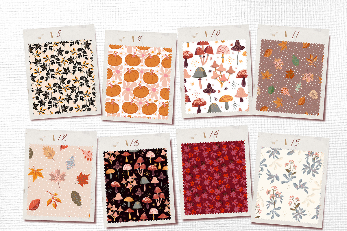 FALL VIBES, a Pattern Graphic by MSNTY STUDIOX
