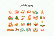 Cozy Christmas Morning Clipart, a Seasonal Illustration by TumblerArtDS (Thumbnail 2 of 3)