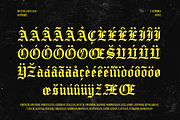 Cathdra - Gothic Blackletter Font, a Blackletter Font by Indotype Foundry (Thumbnail 5 of 10)