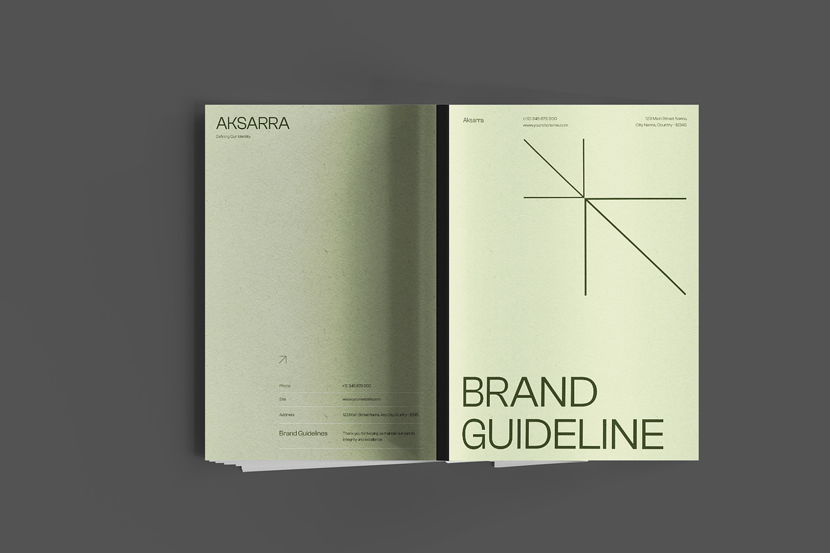 Brand Guidelines, a Stationery Template by Neermana (Photo 10 of 10)