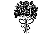 Wedding Flower Bouquet Silhouette, an Object Graphic by Creativeshirt (Thumbnail 7 of 20)