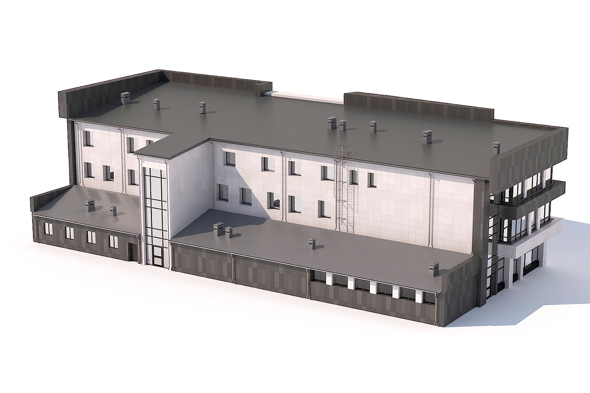 Shopping center, an Architecture 3D Model by profdesign (Photo 6 of 10)