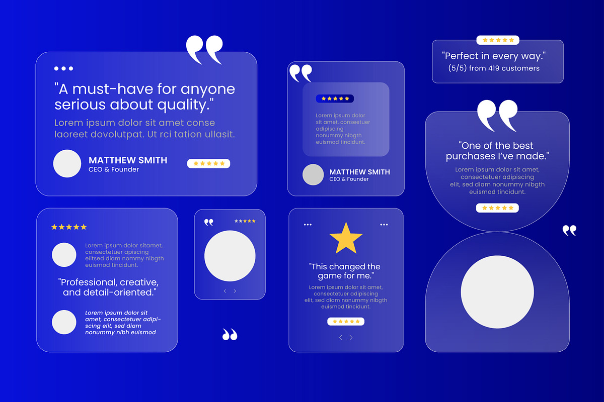 Testimonials Review And Quotes