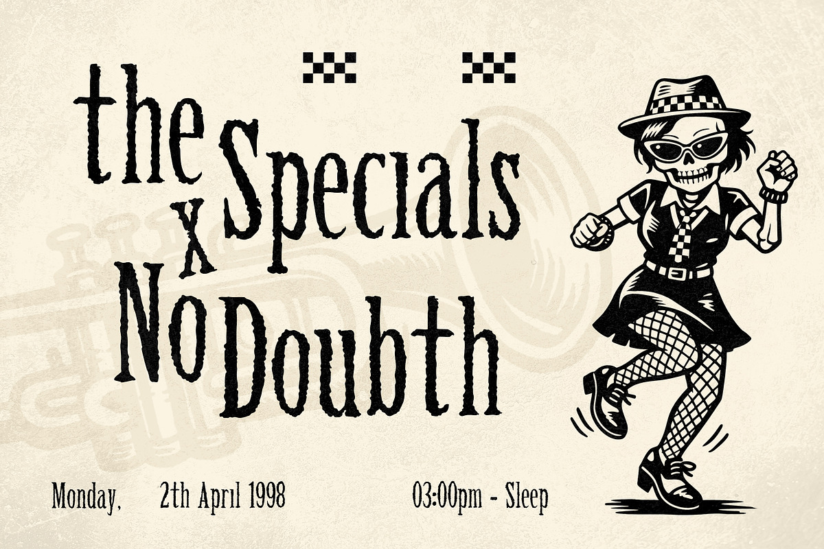 Grotth - Skankin' Distressed Serif, a Serif Font by riff.type (Photo 10 of 10)