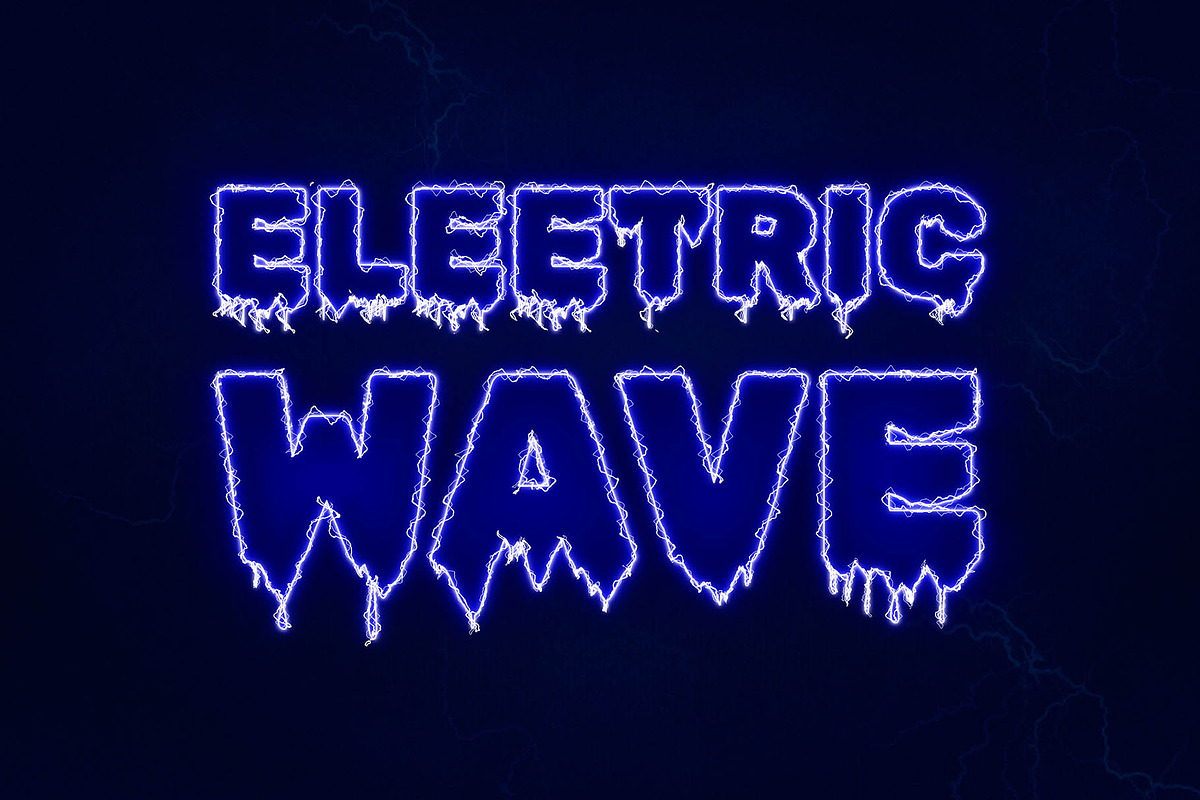 Electric Photoshop Text Effects, a Layer Style Add-On by Photoshop Action (Photo 19 of 26)